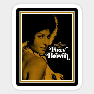 Foxy Brown Sticker